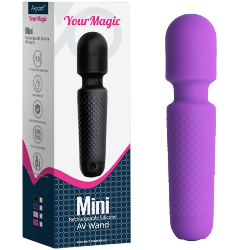 ARMONY - YOUR MAGIC WAND MASSAGGIATORE E VIBRATORE RICARICABILE  VIOLA