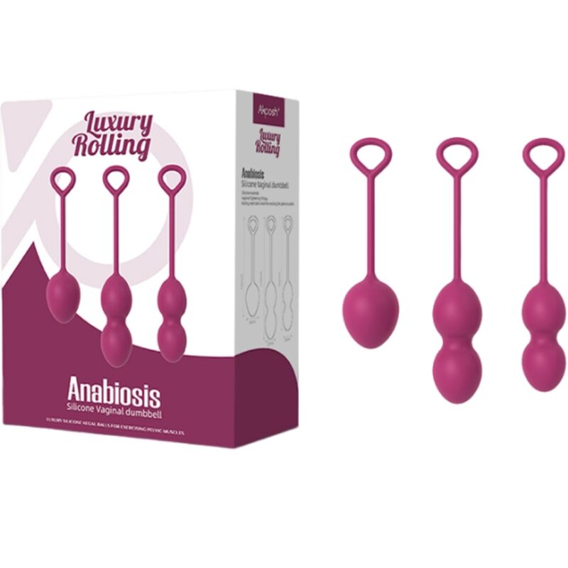 ARMONY - ANABIOSIS PALLINE VAGINALI 3 LIVELLI BURGUNDY