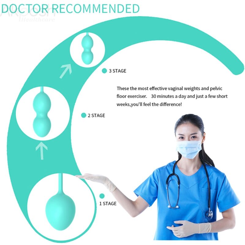 ARMONY - ANABIOSIS PALLINE VAGINALI 3 LIVELLI VERDE