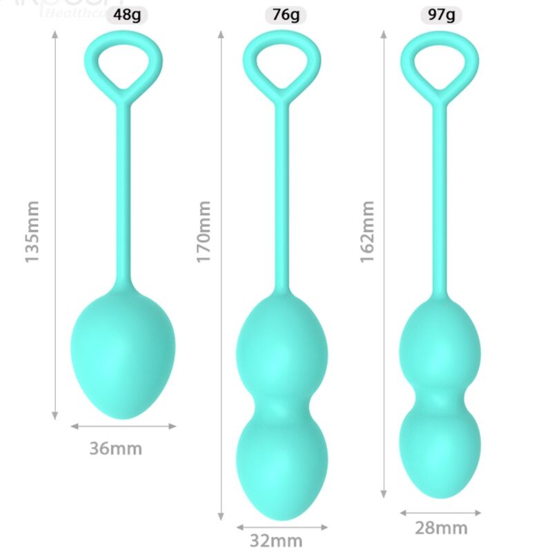 ARMONY - ANABIOSIS PALLINE VAGINALI 3 LIVELLI VERDE