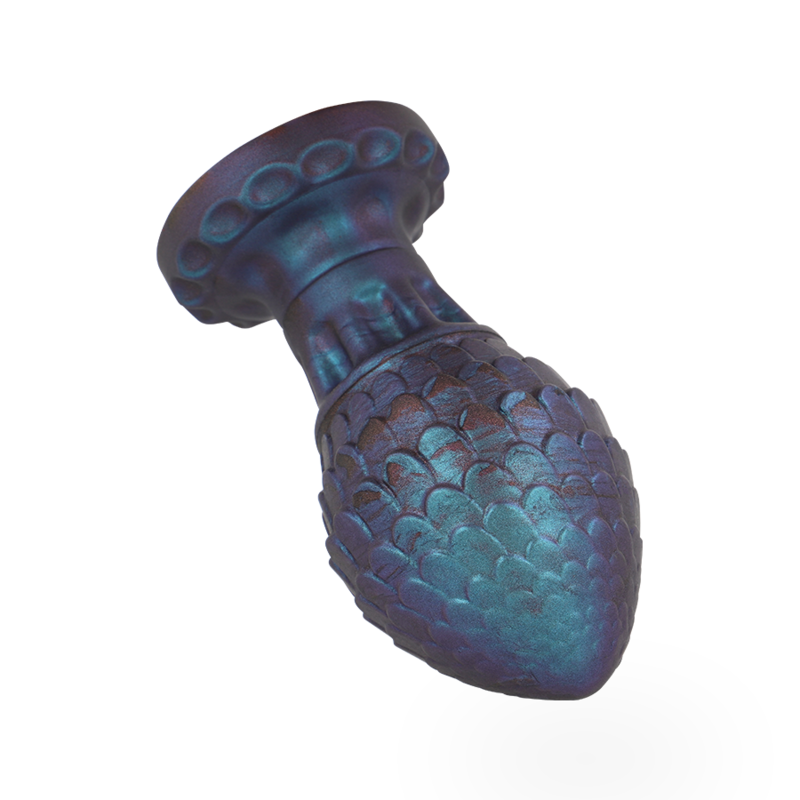 PLUG ANALE ERGONOMICO TAGLIA S, SILICONE MEDICALE PREMIUM, DESIGN MITOLOGICO GRECO