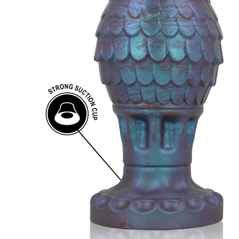 PLUG ANALE ERGONOMICO TAGLIA M, SILICONE MEDICALE PREMIUM, DESIGN MITOLOGICO GRECO