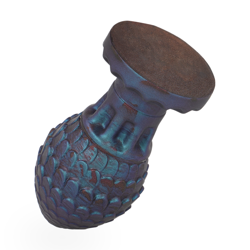 PLUG ANALE ERGONOMICO TAGLIA M, SILICONE MEDICALE PREMIUM, DESIGN MITOLOGICO GRECO