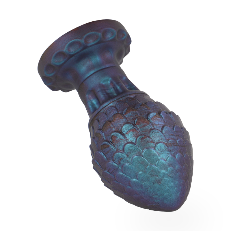 PLUG ANALE ERGONOMICO TAGLIA M, SILICONE MEDICALE PREMIUM, DESIGN MITOLOGICO GRECO