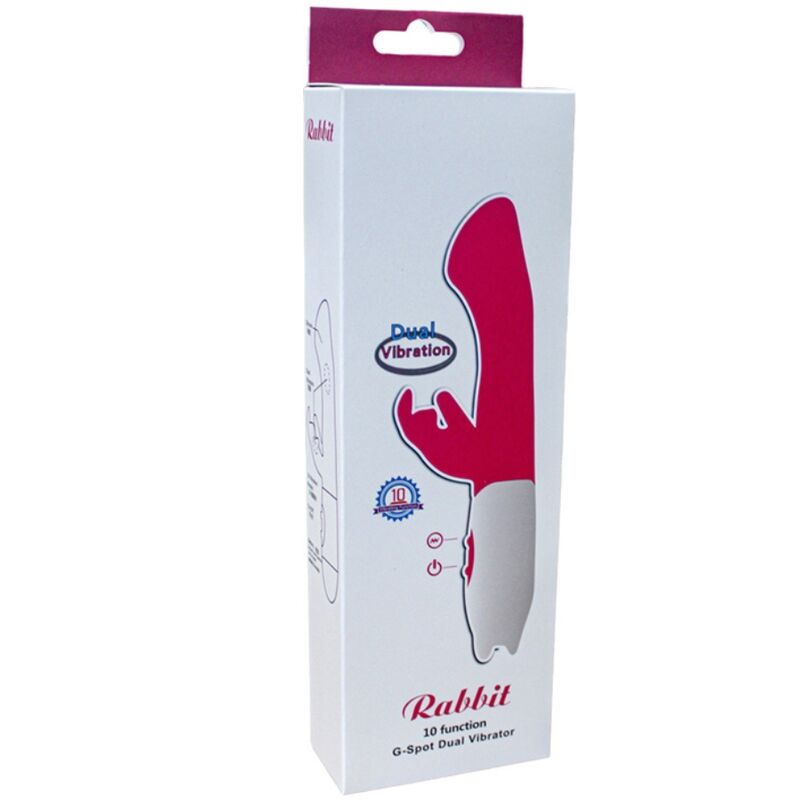 ARMONY - VIBRATORE CON RABBIT E  STIMOLATORE  PUNTO G ROSA