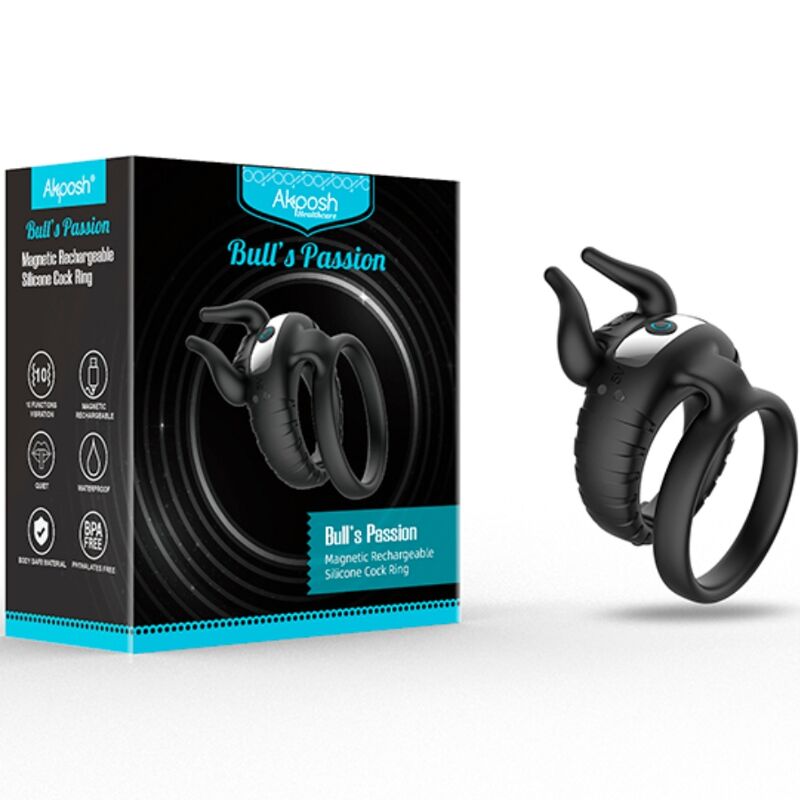 ARMONY - BULL'S PASSION ANELLO VIBRANTE 10 VELOCITÀ NERO