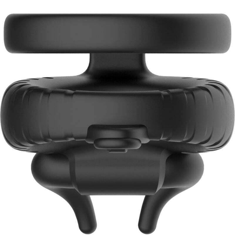 ANELLO PENE VIBRANTE  10 VELOCITÀ BULL'S PASSION NERO