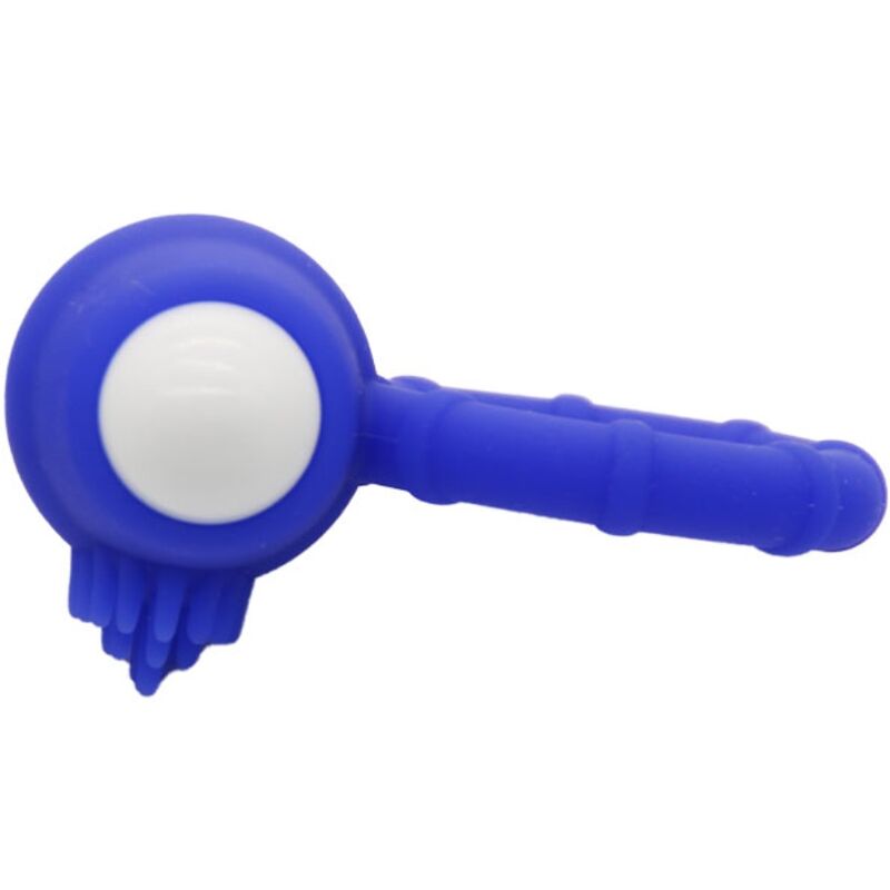 ANELLO PENE VIBRANTE IN SILICONE POWER-O BLU