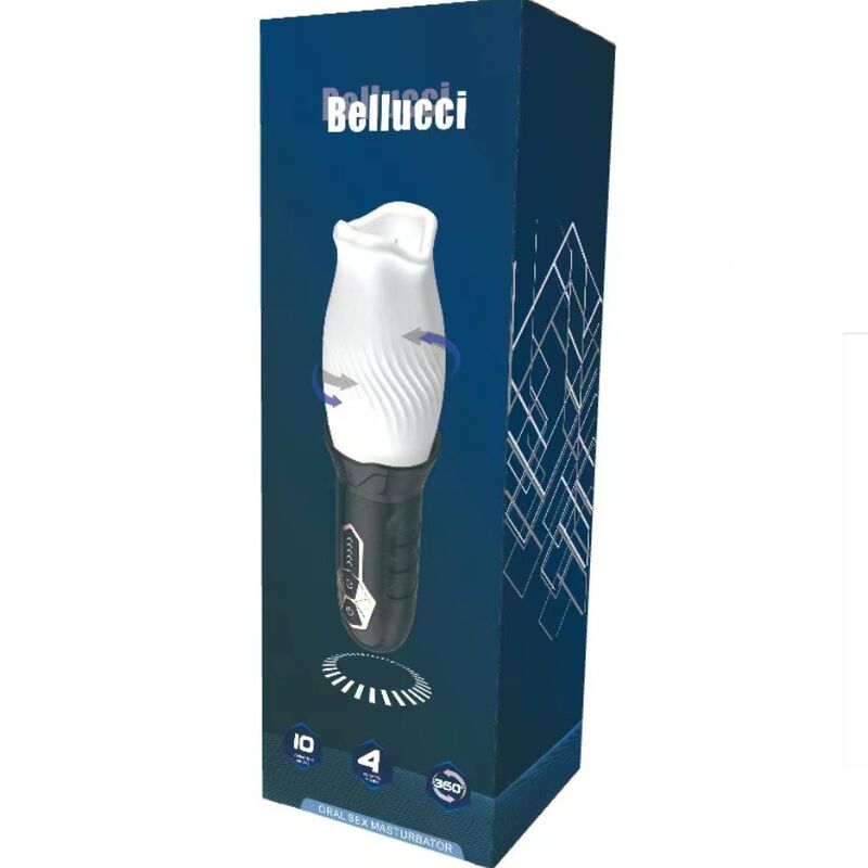 ARMONY - BELUCCI MASTURBATORE  VIBRATORE CON BOCCA BIANCO