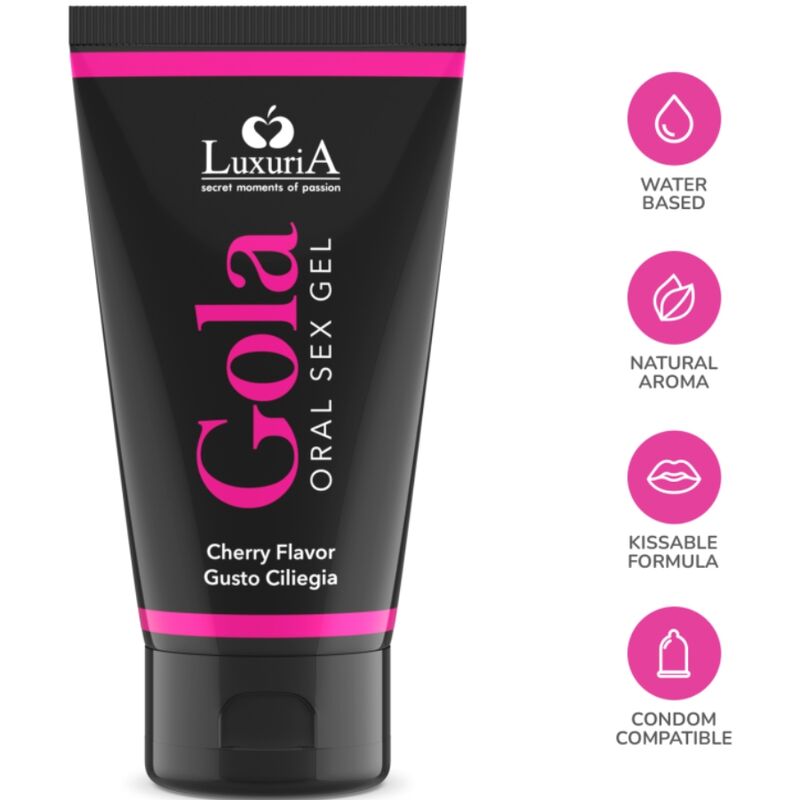 INTIMATELINE - LUXURIA GEL PER IL SESSO ORALE GUSTO CILIEGIA 50 ML