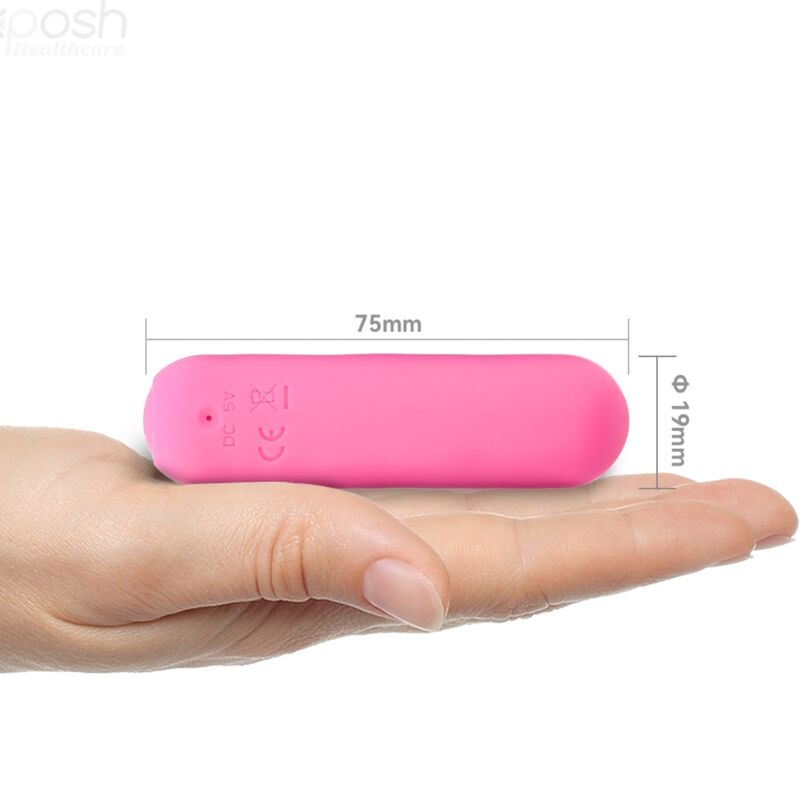 ARMONY - SPLASH JOIE VIBRATORE BULLET IN SILICONE TELECOMANDO 10 VIBRAZIONI 75 X 19 CM ROSA