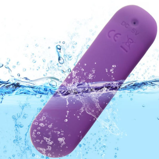 ARMONY - SPLASH JOIE VIBRATORE BULLET IN SILICONE TELECOMANDO 10 VIBRAZIONI 75 X 19 CM VIOLA