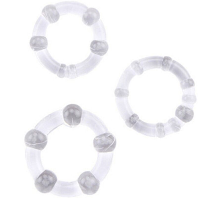 ANELLO PENE CLASSIC CON PERLINE TITAN LOVE SET 3 PZ