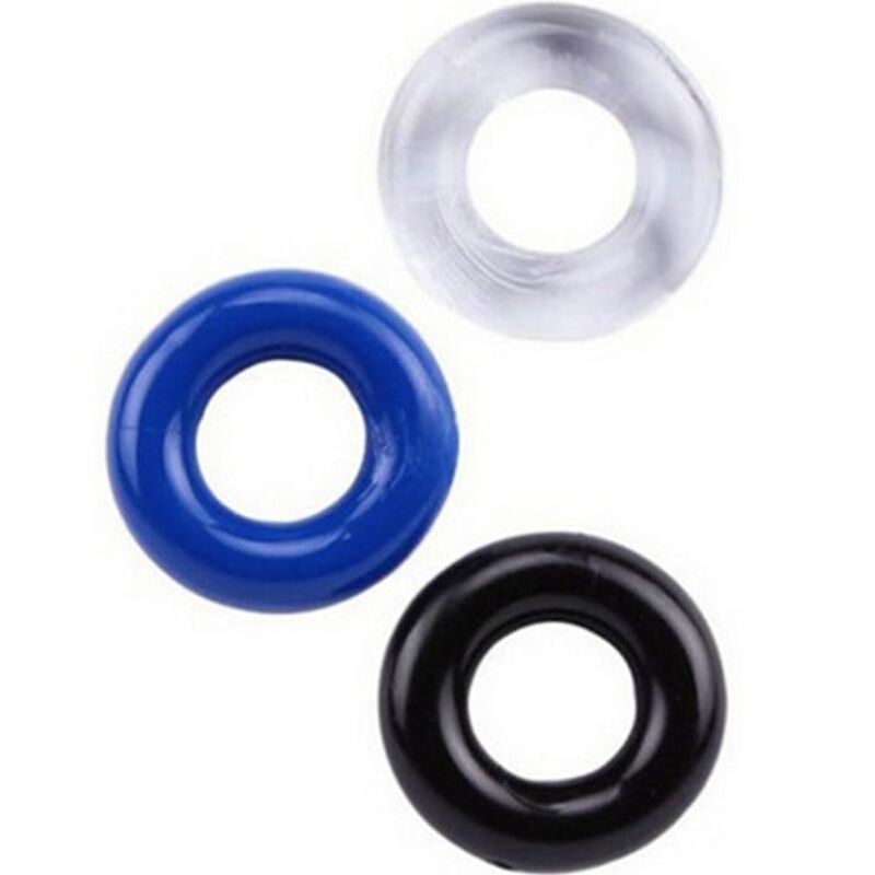 ANELLO PENE CLASSIC COLORI MULTIPLI TITAN LOVE SET 3 PZ