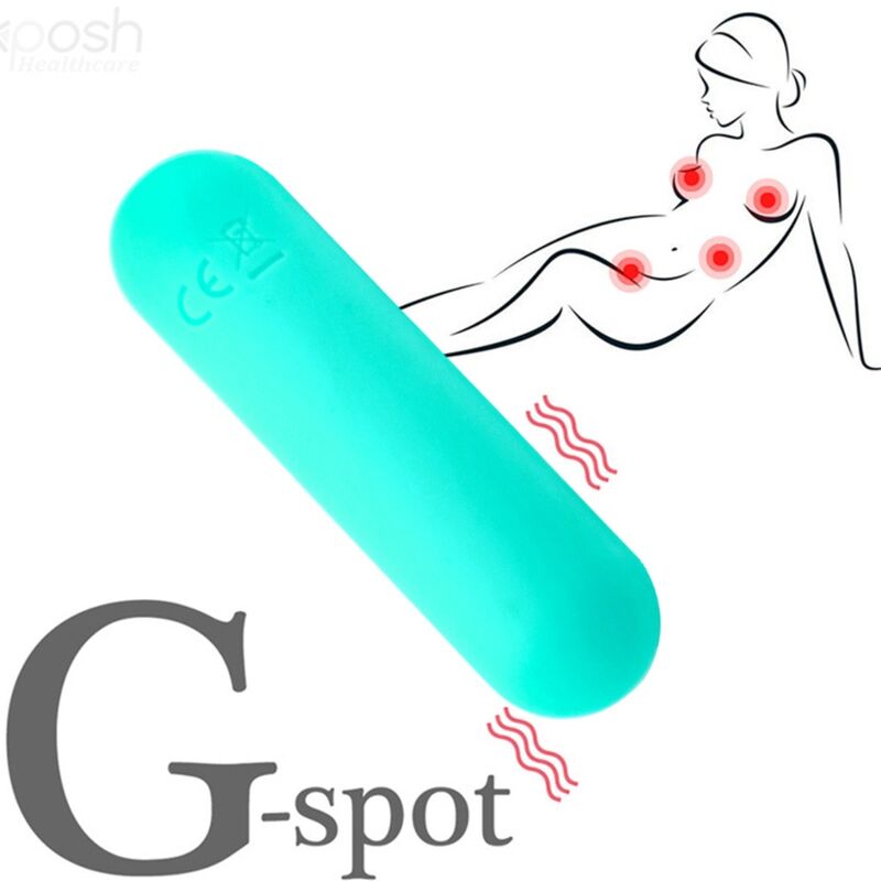 ARMONY - SPLASH HAHA VIBRATORE BULLET SILICONE 10 VIBRAZIONI 75 X 19 CM VERDE