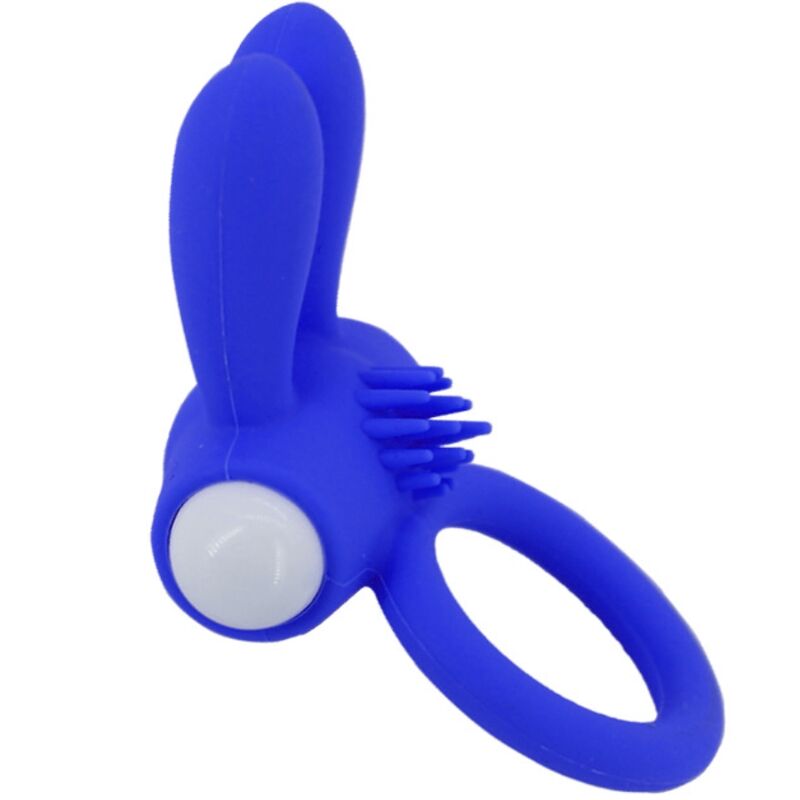 ANELLO PENE VIBRANTE IN SILICONE MR BUNNY BLU