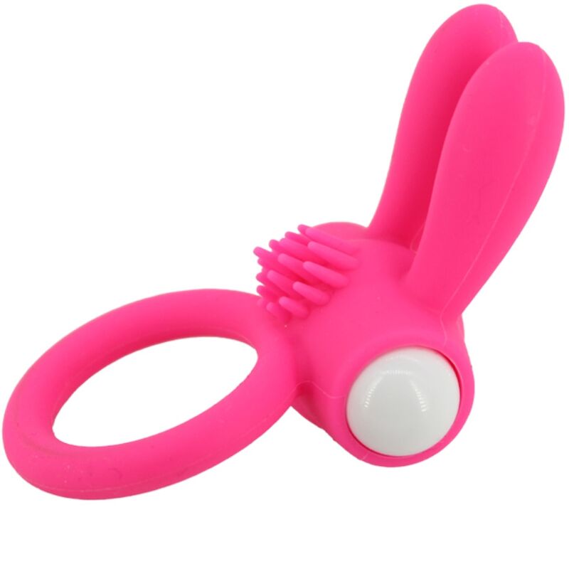 ANELLO PENE VIBRANTE IN SILICONE MR BUNNY ROSA