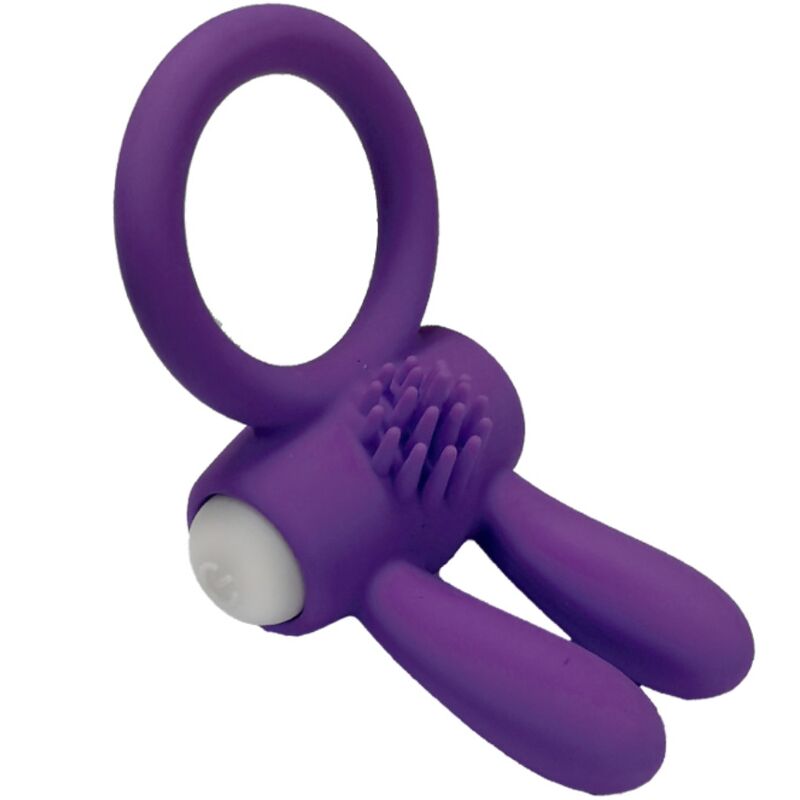 ANELLO PENE VIBRANTE IN SILICONE MR BUNNY VIOLA
