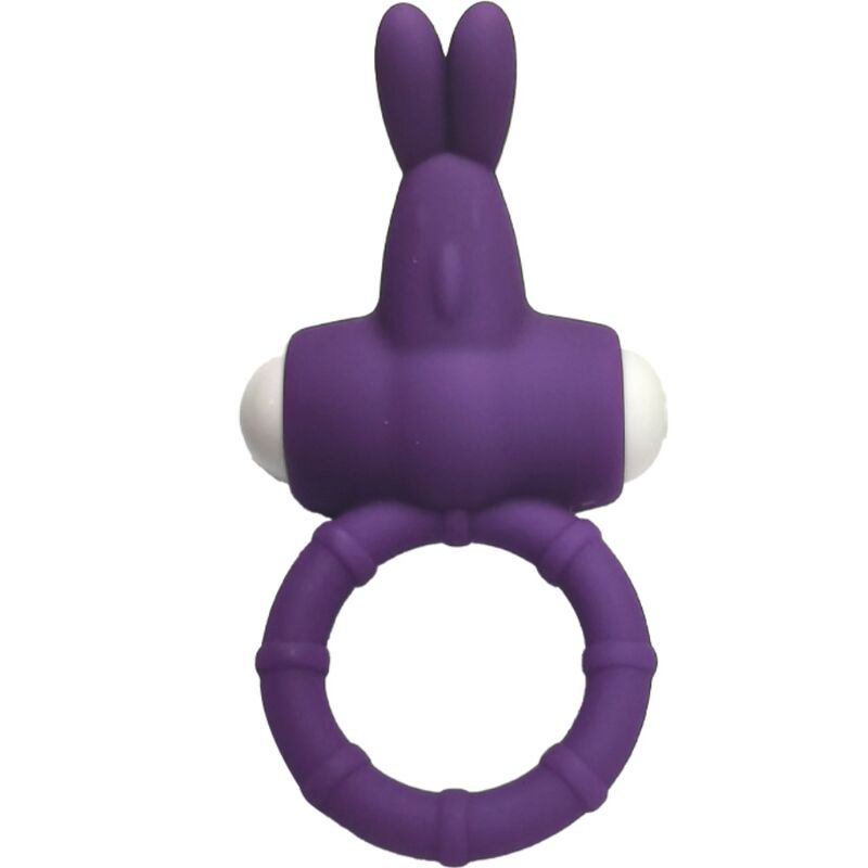 ANELLO PENE VIBRANTE IN SILICONE MS BUNNY VIOLA