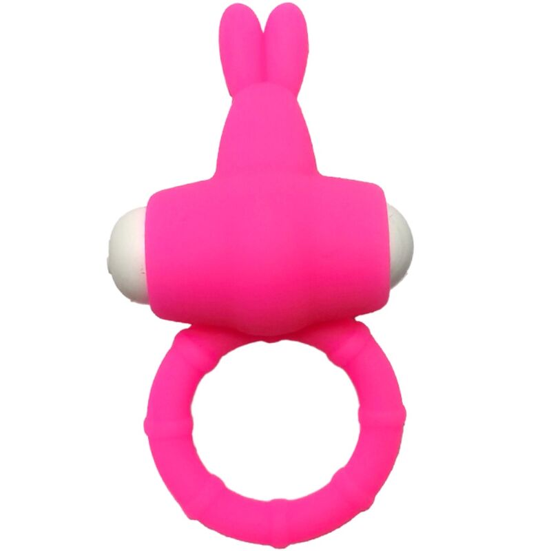 ANELLO PENE VIBRANTE IN SILICONE MS BUNNY ROSA