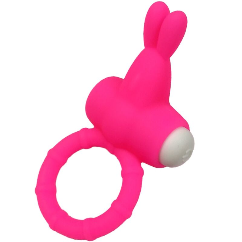 ANELLO PENE VIBRANTE IN SILICONE MS BUNNY ROSA