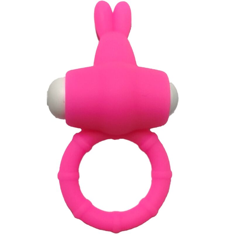 ANELLO PENE VIBRANTE IN SILICONE MS BUNNY ROSA
