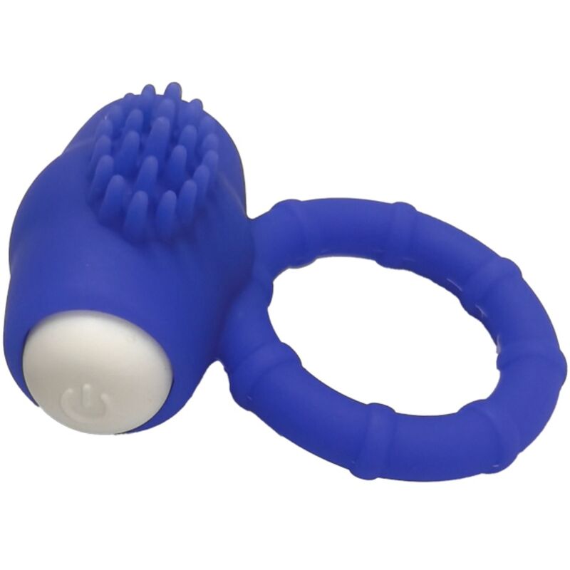ANELLO PENE VIBRANTE IN SILICONE POWER-O BLU