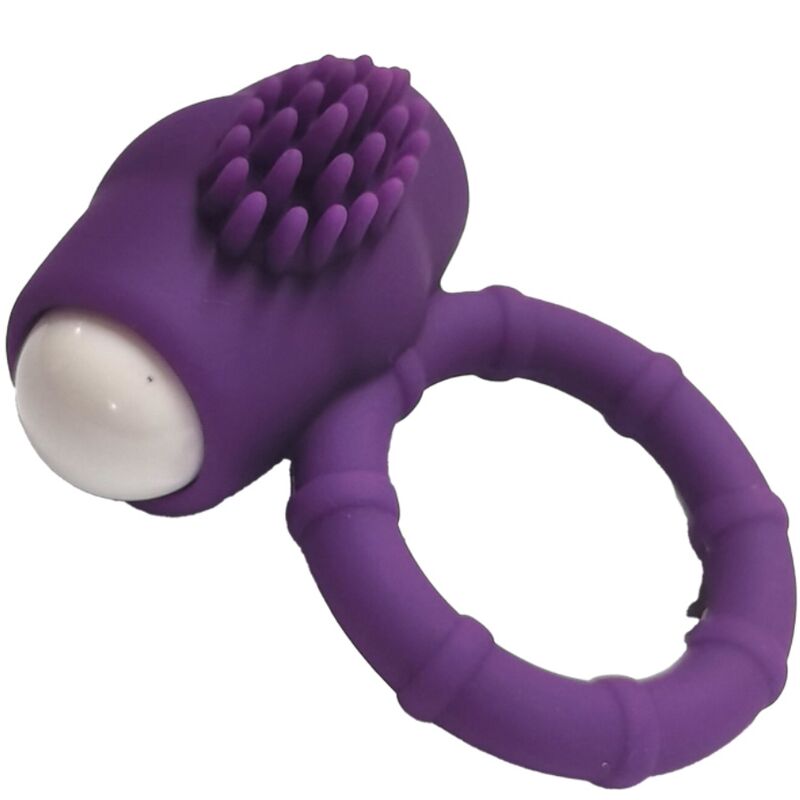 ANELLO PENE VIBRANTE IN SILICONE POWER-O VIOLA