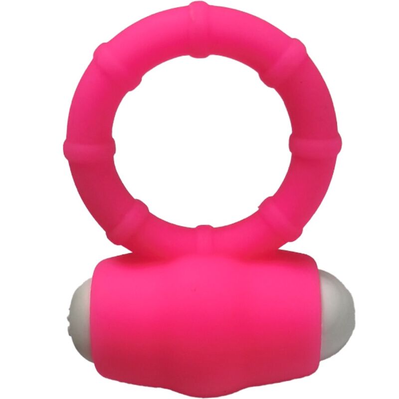 ANELLO PENE VIBRANTE IN SILICONE POWER-O ROSA