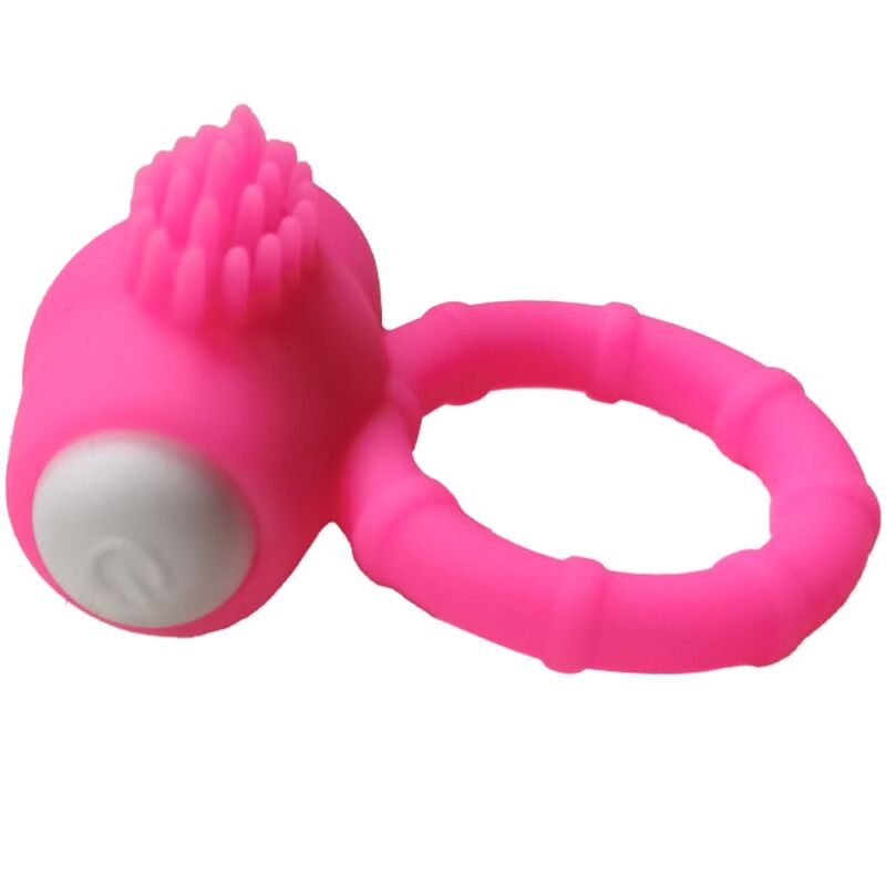 ANELLO PENE VIBRANTE IN SILICONE POWER-O ROSA