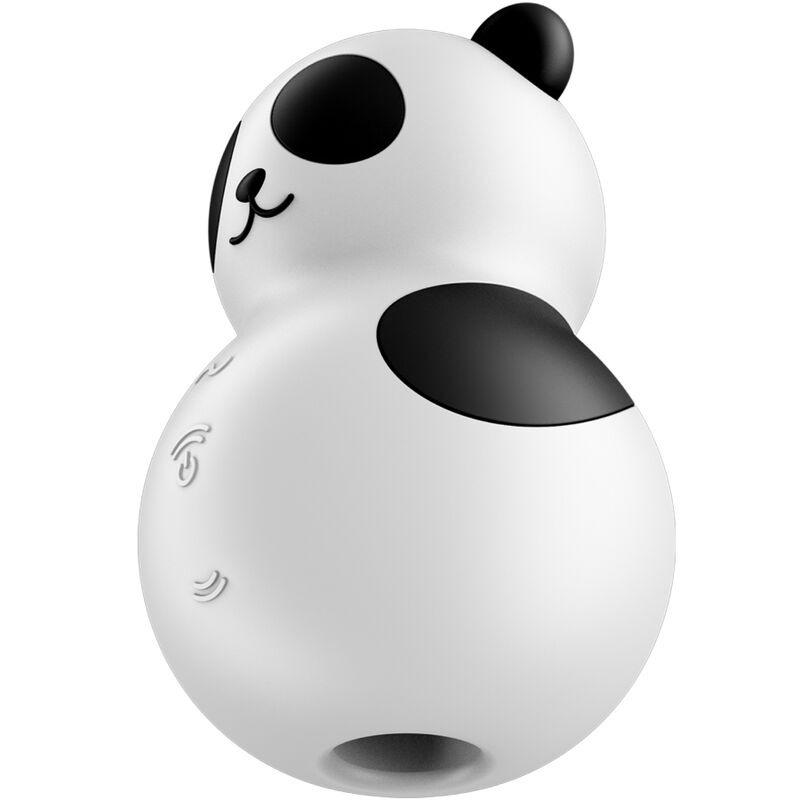 SATISFYER - PANDA VIBRATORE SUCCHIA CLITORIDE TASCABILE BIANCO E NERO