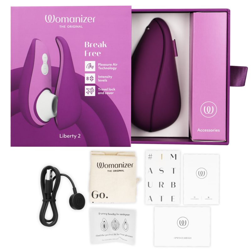 WOMANIZER - SUCCHIA CLITORIDE E STIMOLATORE LIBERTY 2 VIOLA