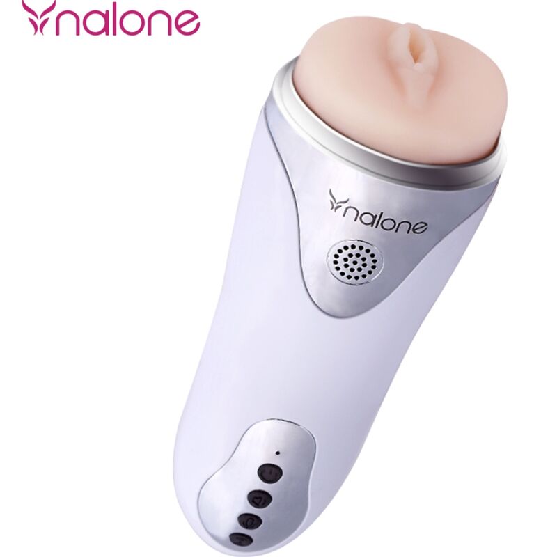 NALONE - MAGICIAN MASTURBATORE UOMO VIBRANTE CON VENTOSA BIANCO