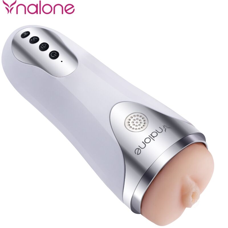 NALONE - MAGICIAN MASTURBATORE UOMO VIBRANTE CON VENTOSA BIANCO