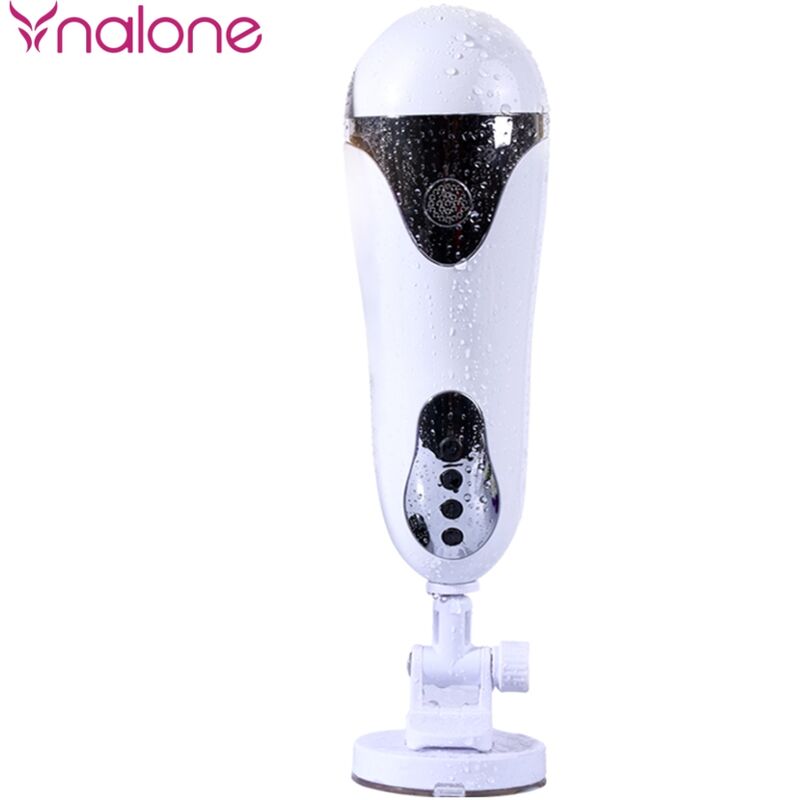 NALONE - MAGICIAN MASTURBATORE UOMO VIBRANTE CON VENTOSA BIANCO