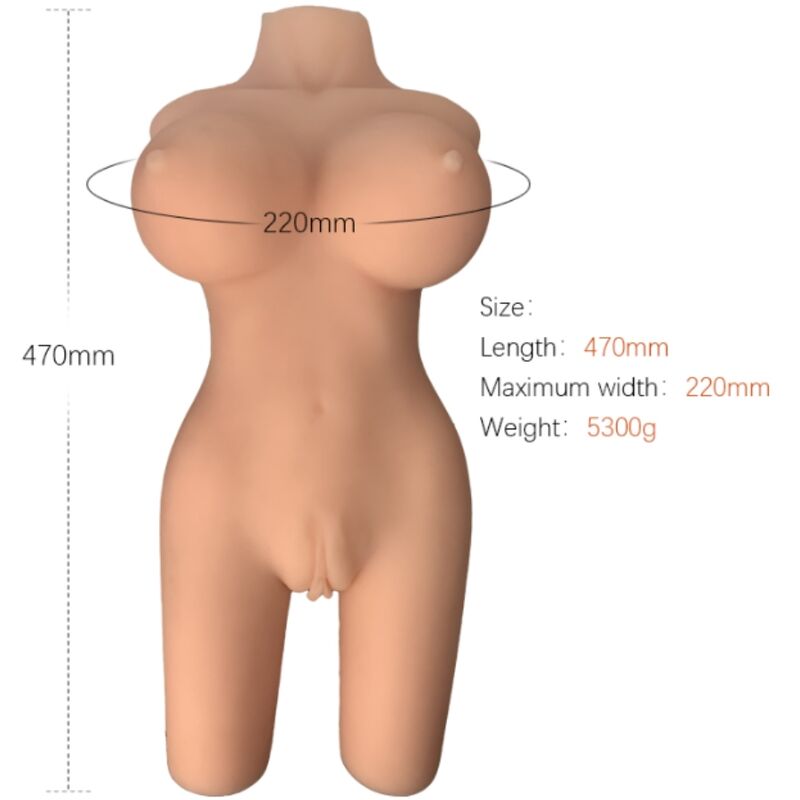 ARMONY - TORSO FEMMINILE  REALISTICO  MODELLO 6