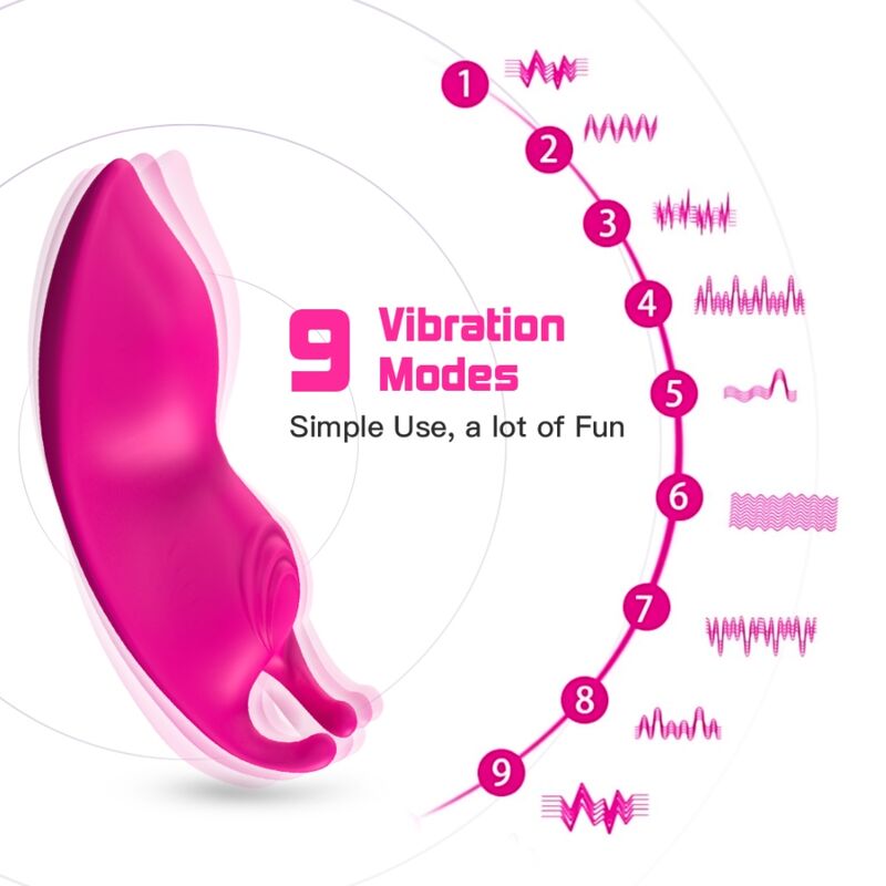 VIBRATORE PANTY DA MUTANDINA E STIMOLATORE G-SPOT CON TELECOMANDO HONEYBEE FUCSIA