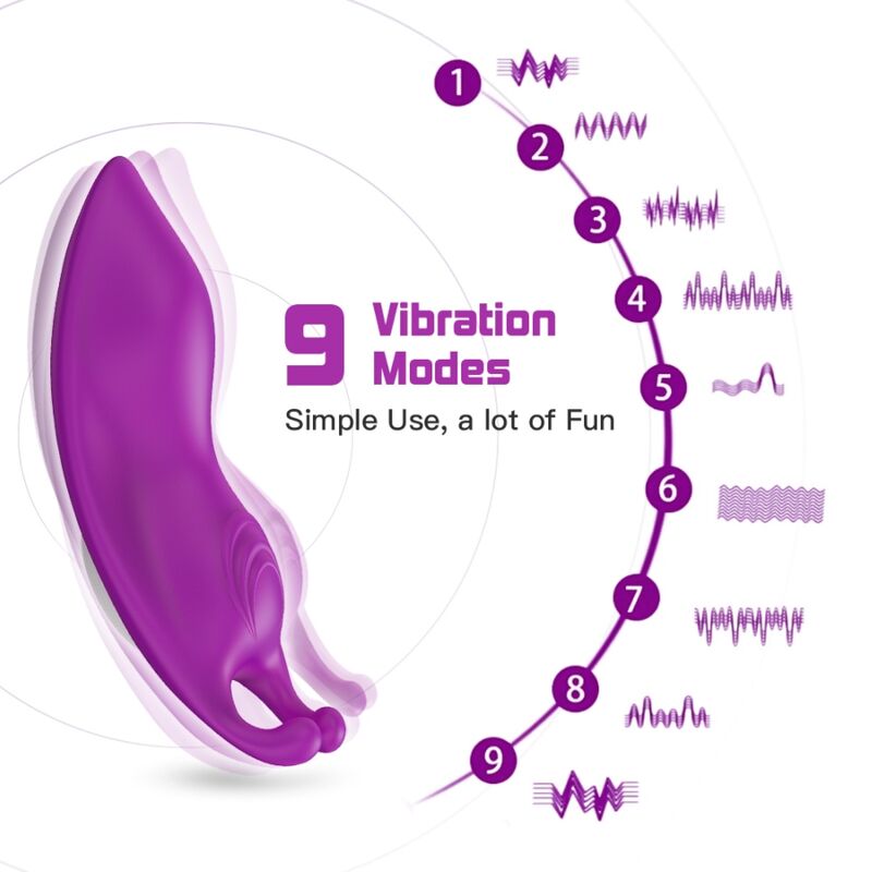 VIBRATORE PANTY G-SPOT, DOPPI MOTORI, 9 MODALITÀ VIBRAZIONE