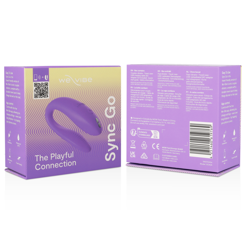 WE-VIBE - SYNC GO STIMOLATORE DI COPPIA CON APP VIOLA