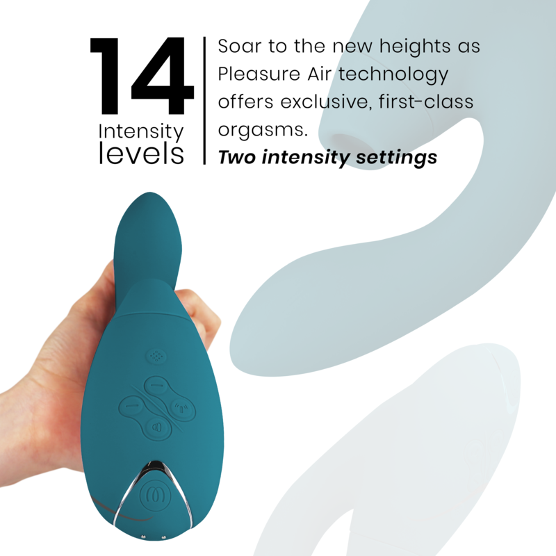 STIMOLATORE, DOPPIA STIMOLAZIONE CLITORIDE E PUNTO G, TECNOLOGIA PLEASURE AIR