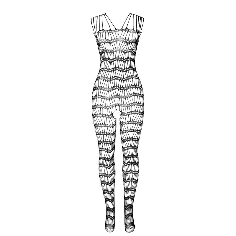 BODYSTOCKING A RETE CROTCHLESS, DESIGN SOFISTICATO, COMFORT ELASTICO