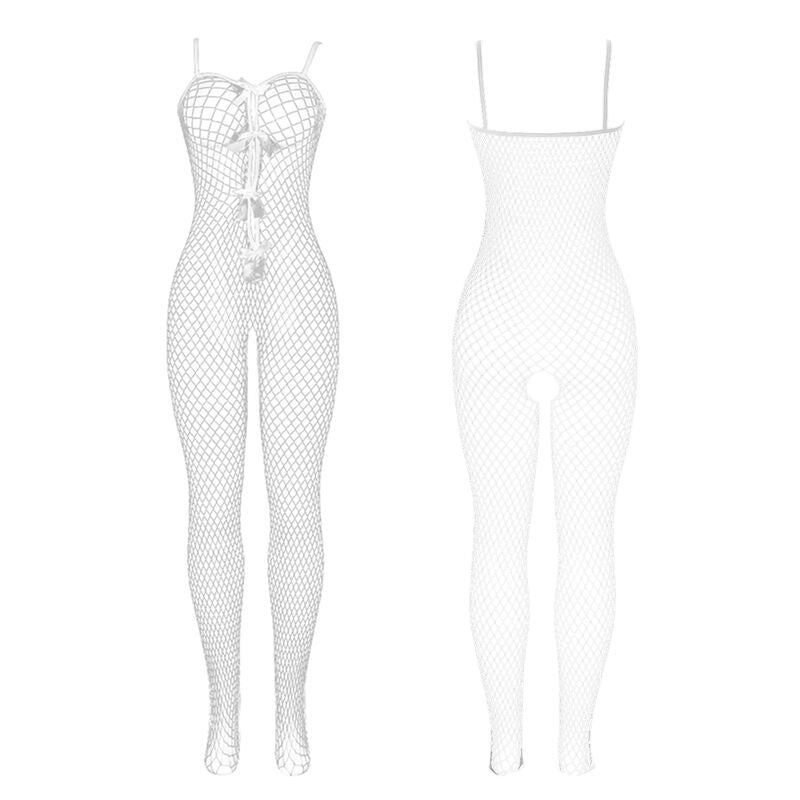 BODYSTOCKING A RETE CROTCHLESS, FIOCCHI ELEGANTI, COMFORT ELASTICO
