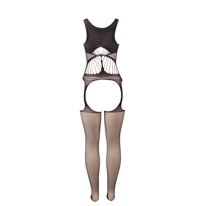 BODYSTOCKING A RETE NERO, COPPA APERTA, DESIGN SENSUALE