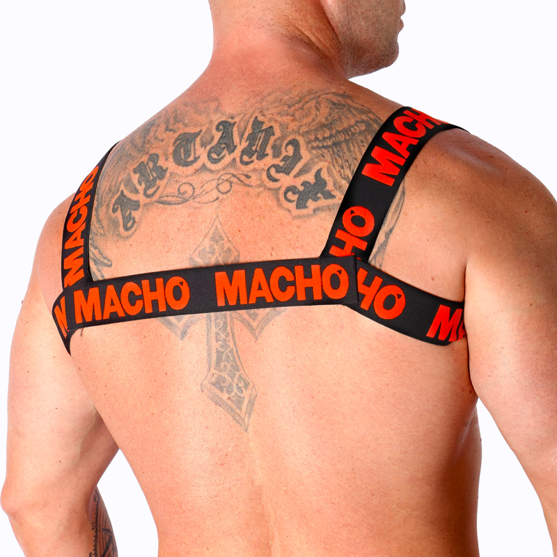 MACHO - HARNESS DOPPIO ROSSO