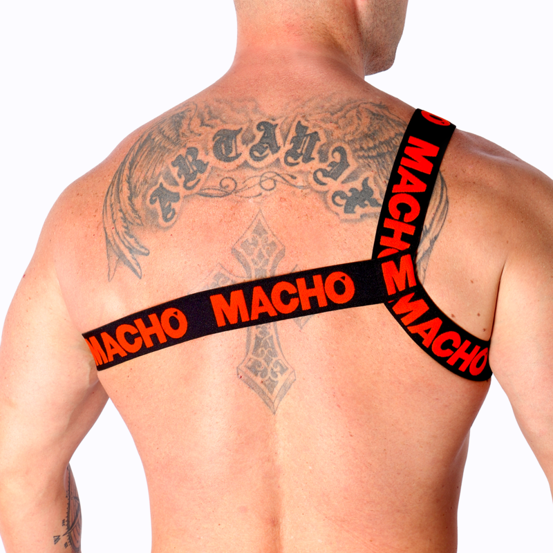 MACHO - ROMANO HARNESS BIANCO S/M