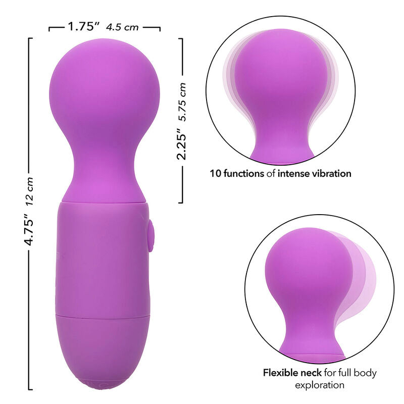 CALEXOTICS - FIRST TIME MASSAGGIATORE RICARICABILE  10 VIBRAZIONI VIOLA
