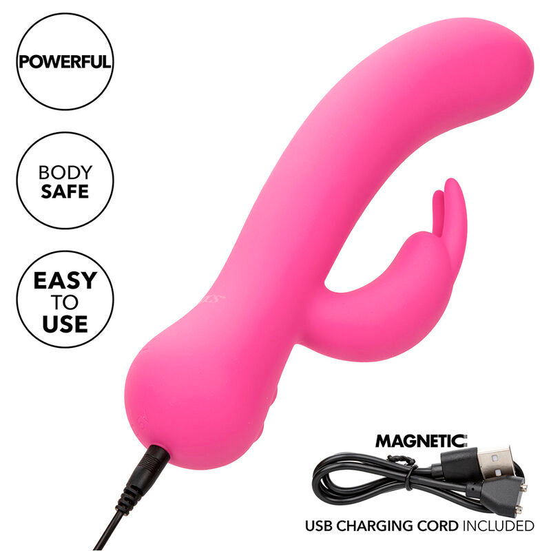 VIBRATORE CON RABBIT RICARICABILE FIRST TIME ROSA