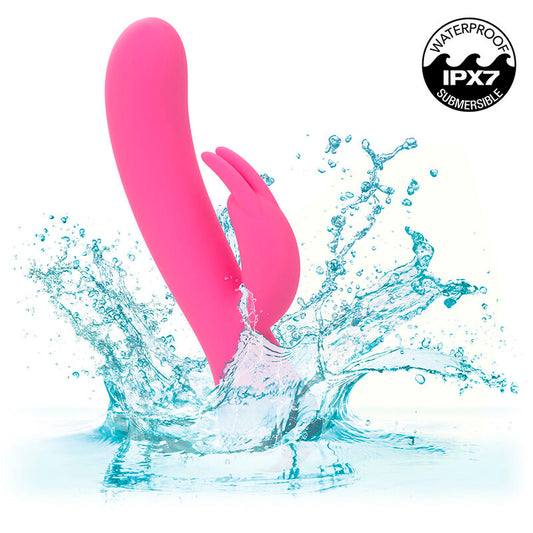 CALEXOTICS - FIRST TIME  VIBRATORE CON RABBIT RICARICABILE ROSA