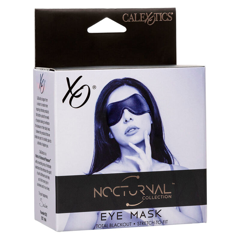 CALEXOTICS - NOCTURNAL  MASCHERA IN PVC E PELLE NERA
