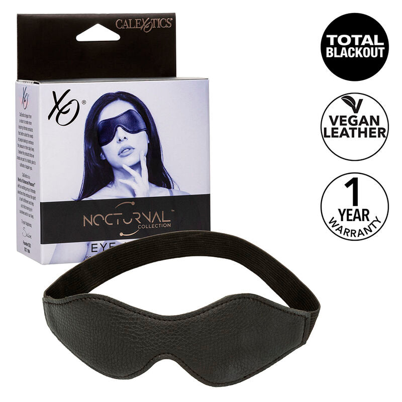 CALEXOTICS - NOCTURNAL MASCHERA IN PVC E PELLE NERA